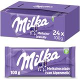 Milka Chocoladetablet - Alpine Melkchocolade - 24 x 100 gram