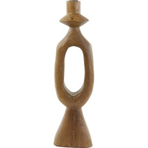 Light & Living Kandelaar Django - Donkerbruin - 14x14x50cm - Modern