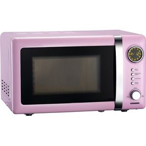 Melissa 16330112 - Retro Vrijstaande Magnetron 20L met 700W vermogen - Roze