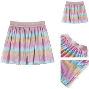 vidaXL Kinderrokje - Kinderrokjes - Kinderkleding - Kinderkled - Kinderrokje 140 meerkleurig
