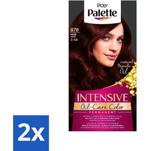 Palette Intensive Oil-Care Color Haarkleuring 878 Mahonie - Voordeelverpakking - 2 stuks