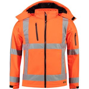 Tricorp Soft shell jack RWS - Workwear - 403003 - Fluor Oranje - maat 7XL
