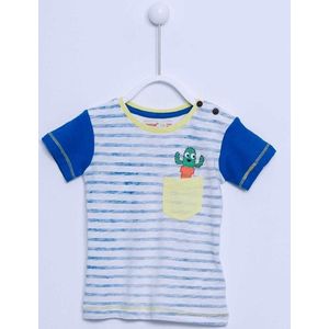 alisé Katoenen T-shirt baby boys Blauw 74