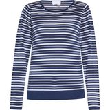 Trui - Lurea - V-hals - Bloemenprint - Losse Pasvorm - Lange Mouw - Normale Lengte