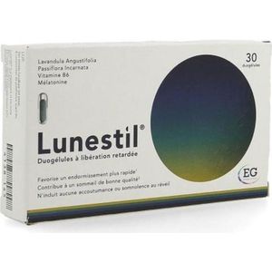 LUNESTIL - Duocapsules - 4 Krachtige Componenten - Ondersteunt Gezonde Nachtrust