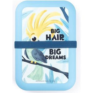 Amuse Plus - Tropical Teens - Lunchbox - Brooddoos - Medium - Big Hair Don't Care - In hoogte verstelbaar - Rekker inbegrepen