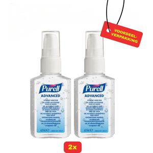 Gojo - Purell Advanced - Desinfecterende Handgel - 2x60 ml Voordeelverpakking