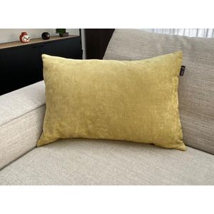 Zippi Design Fresh Mellow Yellow Sierkussen 40x60 cm kleur geel- ACTIE nu inclusief veren vulling!