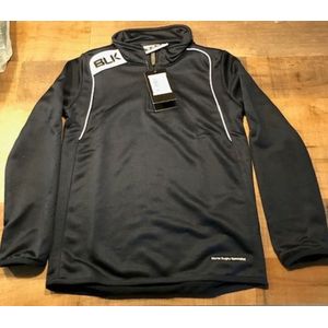BLK Rugby Training Top 1/4 Zip, Marineblauwe, maat Large.