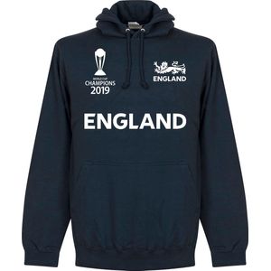 Engeland Cricket World Cup Winners Hoodie - Navy - XL