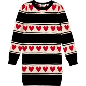 Moodstreet Dress Donna Meisjes - Jurk - Zwart - Maat 98/104