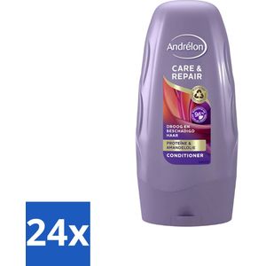 Andrélon - Care & Repair - Conditioner - Voor Beschadigd Haar - 250 ml - Voordeelverpakking - 24 stuks