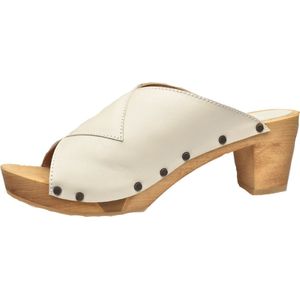 Sanita Wood-Kelo Square Flex Sandal WIT - Maat 41