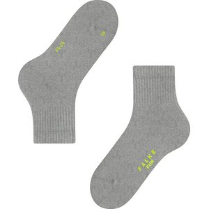 FALKE Run Rib anatomische pluche zool duurzaam katoen functioneel garen sokken unisex grijs - Maat 39-41