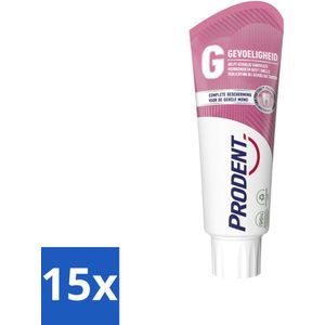 Prodent – Tandpasta – Gevoeligheid – Pro-Zinc Technologie – 75 ml - Bulkverpakking - 15 stuks