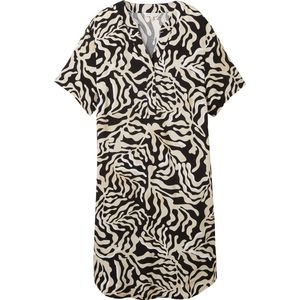 TOM TAILOR easy dress printed Dames Jurk - Maat 46