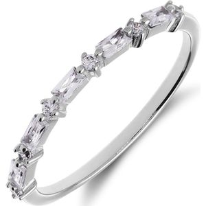 Lucardi - Damesring - Zilver - 925 Sterling Zilver