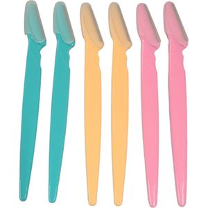 Wenkbrauw Trimmer - wenkbrauw mesje - wegwerp scheermesjes - scheermes gezicht vrouw - scheermesjes wenkbrauwen - scheermes intiem - wenkbrauw epileren - 6 stuks - oDaani