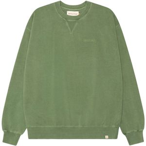 Revolution Loose Crewneck Green maat L
