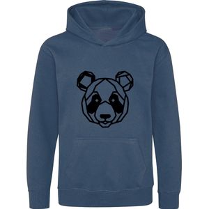 Be Friends Hoodie - Panda - Vrouwen - Blauw - Maat S