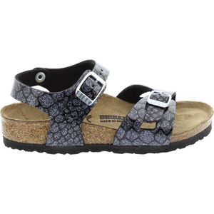 Birkenstock Rio Magic Snake Black-Silver Sandalen Kids  - Maat 24