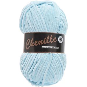 Chenille 6 - Babyblauw 011 - Lammy yarns - 5 stuks