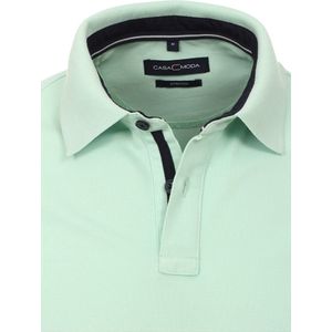 Casa Moda Polo Shirt Comfort Fit Effen Stretch Turqouise - L