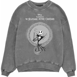 Disney The Nightmare Before Christmas - Jack And Logo Sweater - S - Grijs