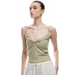 Touw kraag Mouwloos Tanktop