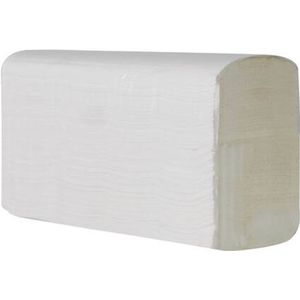 Hynex Handdoekpapier Z-vouw Wit - 2-laags - 21x23cm - 3200 vel per doos - 20 pakken per doos