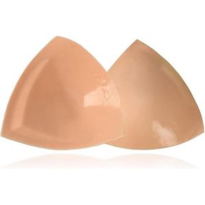 Vitdipy - Plak BH - L-code - Onzichtbare Push Up Bh Zelfklevende - Beha Backless Strapless - Gel sticky Solid - Cup-G/H/I - Herbruikbaar & Antislip - Beige