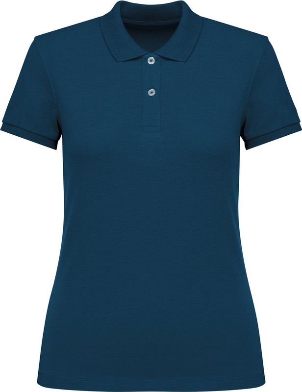 Native Spirit - Damespoloshirt - Piqué - Milieuvriendelijk - Slim Fit - 100% Biologisch Katoen