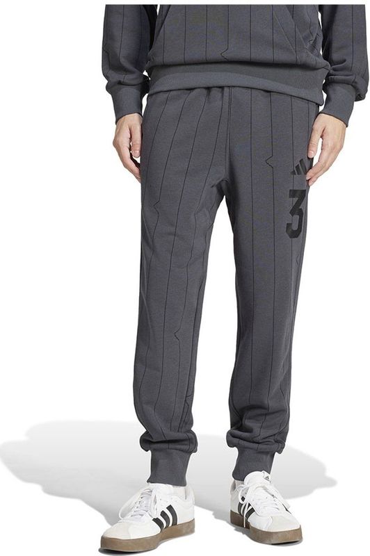 adidas - Joggingbroek - Zwart - French Terry - Krijtstrepen