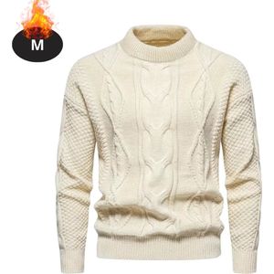 Nivard Sweater Heren - Sweaters - Hoodie - Warme Trui - Vest - Abrikoos - S