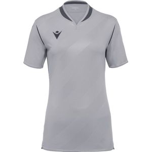 Macron Alya Shirt Korte Mouw Dames - Zilver / Antraciet | Maat: 3XL