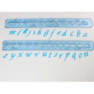 Liniaal uitsteker / tappit - alfabet / lower case letters - FMM
