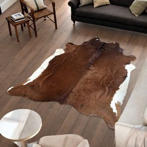 Koeienhuid Vloerkleed - 233 cm x 207 cm - Koeienkleed / Koeienvel / Dierenvel / Dierenhuid Tapijt