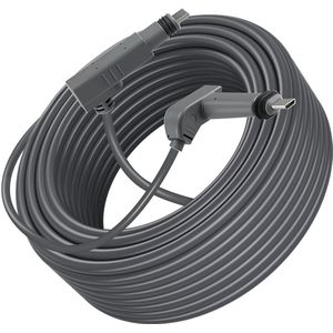 10.9 m Starlink Gen 2 Verlengkabel, 24 AWG Koperen Kern, Duurzame en Flexibele Bedrading voor Rechthoekige Satellite V2, Ideaal voor Campers en Kamperen in de Buitenlucht