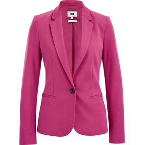 WE Fashion Dames getailleerde jersey stretch blazer