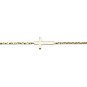 Feel the Spirit Armband met Kruisje Goudkleur