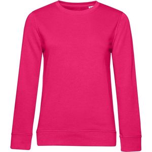 B&C Dames/dames Organic Sweatshirt (Heldere Magenta)