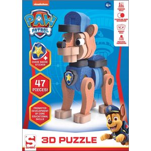 Paw Patrol 3D Puzzel Chase (47 Stukjes) - Geschikt voor kinderen vanaf 4 jaar