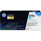 HP 650A - Tonercartridge / Cyaan