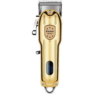 Kemei - KM-223 - USB-oplaadbare - Draadloze - Professionele Tondeuse - Elektrische Kappersmachine voor een Perfecte Haartrim - Incl. FuturiQ oplaadkabel - Goud