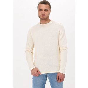 Anerkjendt Aksail Cotton Linen Knit Polo's & T-shirts Heren - Polo shirt - Gebroken wit - Maat S
