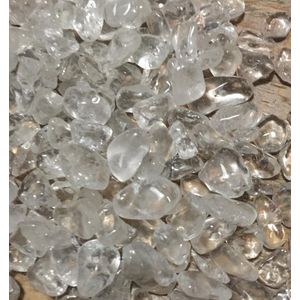 Bergkristal oplaad steentjes edelstenen Bergkristal mini trommelsteentjes energetisch opladen van uw edelstenen- 80 gram
