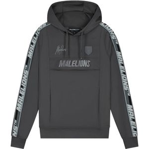 Malelions sport warming up hoodie in de kleur grijs.