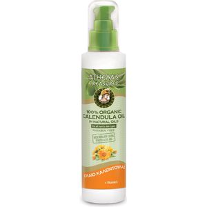 Pharmaid Athena's Treasures Calendula Organic Natural Oil 100ml: De Perfecte Olie voor Gezicht en Lichaam | Goudsbloem Olie