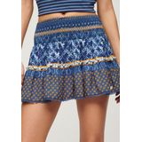 Superdry - Printed Shirred - Korte Rok