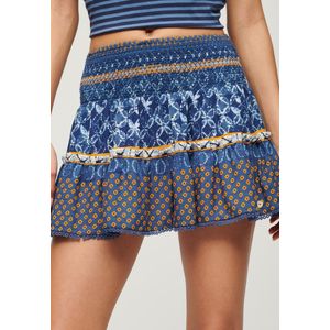 Superdry - Printed Shirred - Korte Rok